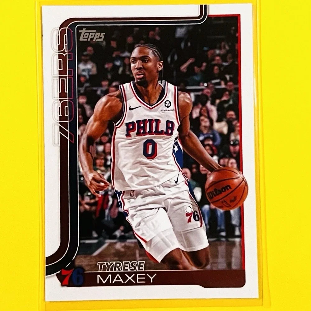 2025-26 Topps Basketball Tyrese Maxey #21 Philadelphia 76ers‎